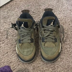 Jordan kids olive sneakers